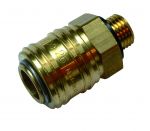 Brass quick coupler ¼”- external thread
