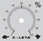 Potentiometer sticker Kaleta